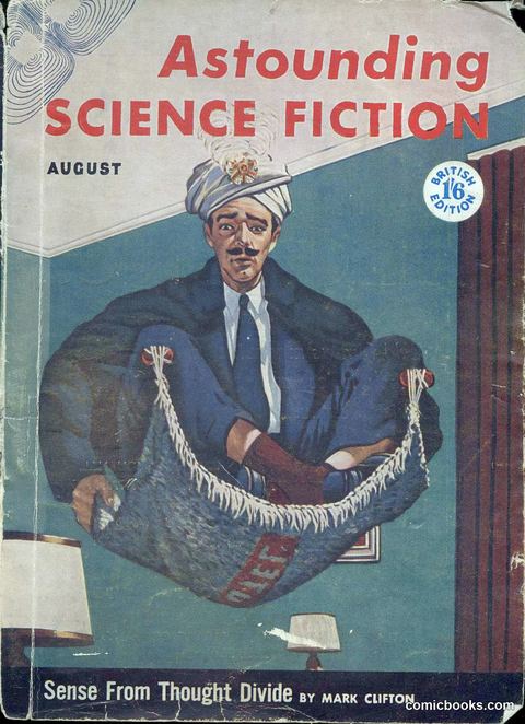 Astounding Science Fiction, August 1955 (British Edition)