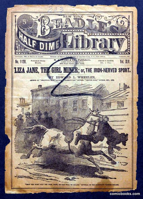 Liza Jane, the Girl Miner; or, The Iron-Nerved Sport