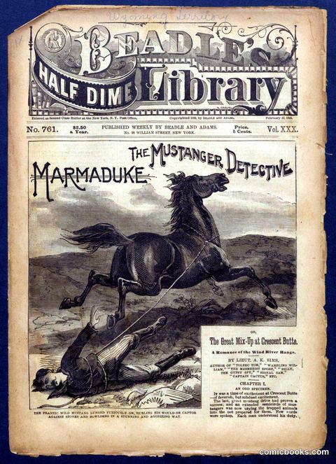 Beadle's Half Dime Library No. 761