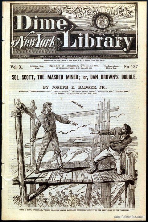 Sol Scott, the Masked Miner; or, Dan Brown's Double
