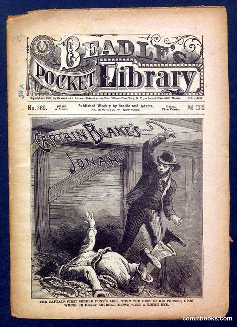 Beadle's Pocket Library No. 369: Captain Blake's Jonah