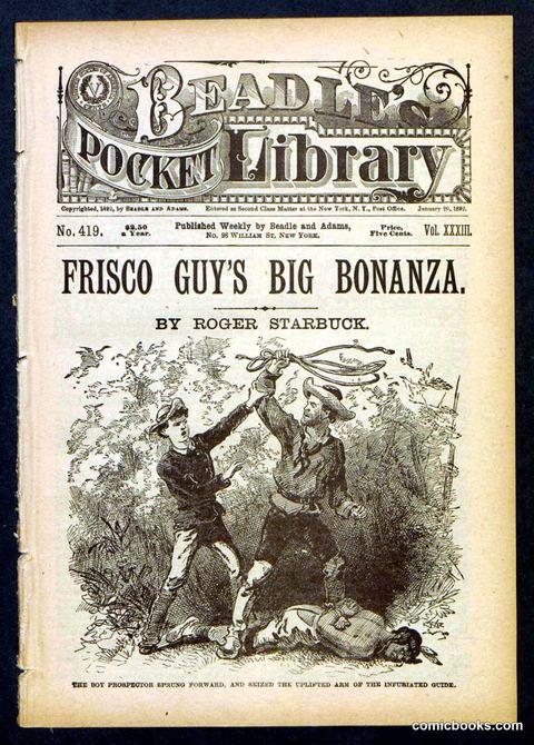 Beadle's Pocket Library No. 419