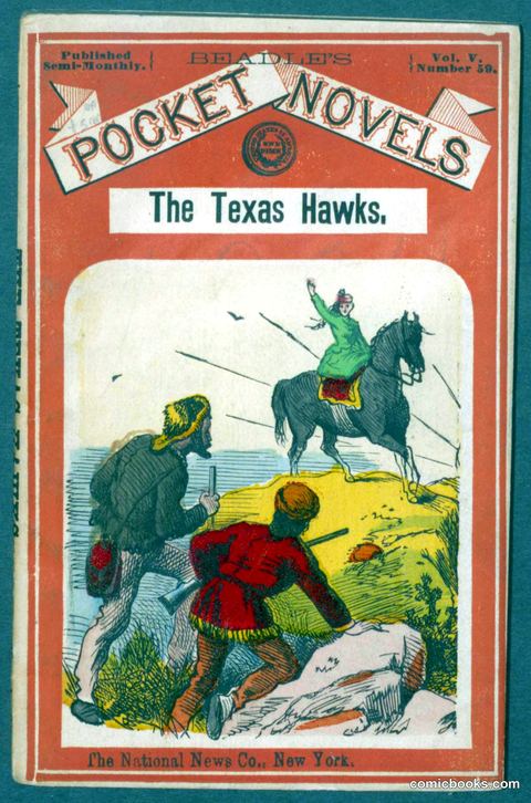 Beadle's Pocket Novels No. 59: The Texas Hawks
