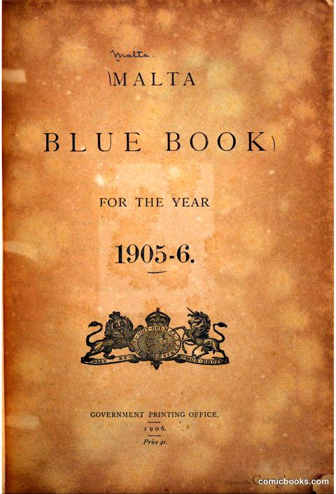 Malta Blue Book