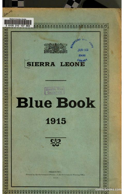 Sierra Leone Blue Book