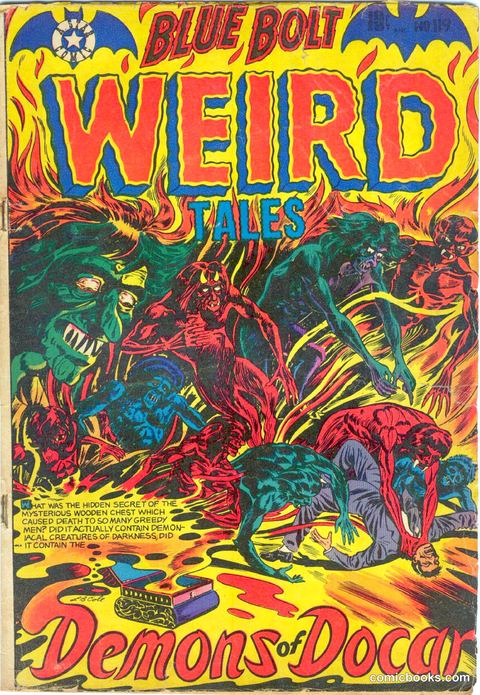 Blue Bolt Weird Tales #119