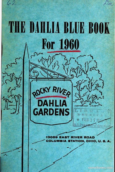 The Dahlia Blue Book for 1960