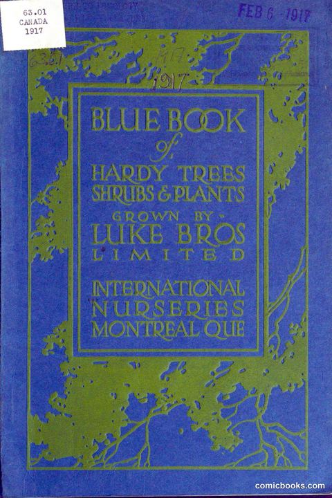 Blue Book of Hardy Trees, Shrubs & Plants