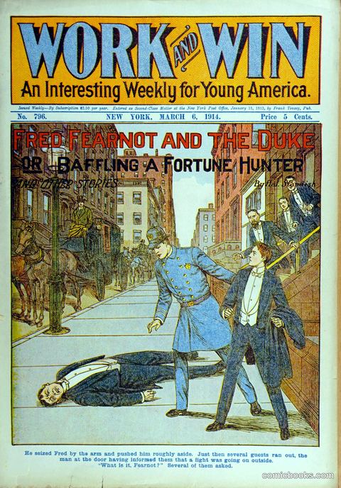 Work and Win: Fred Fearnot and the Duke, or, Baffling a Fortune Hunter