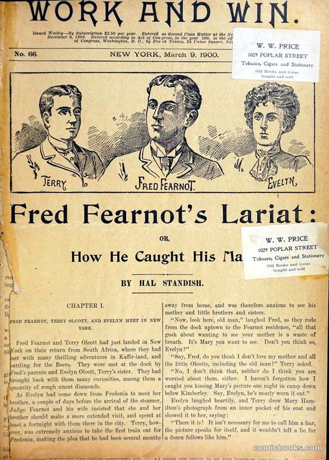 Fred Fearnot's Lariat: or, How He Caught His Ma
