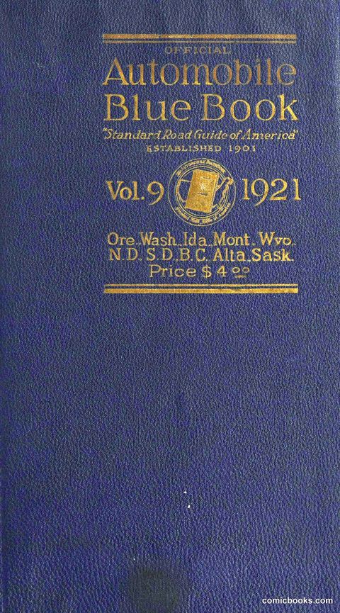Official Automobile Blue Book, Vol. 9