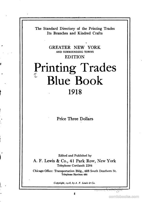 Printing Trades Blue Book