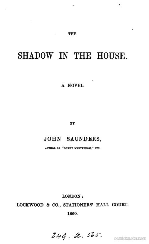 The Shadow in the House