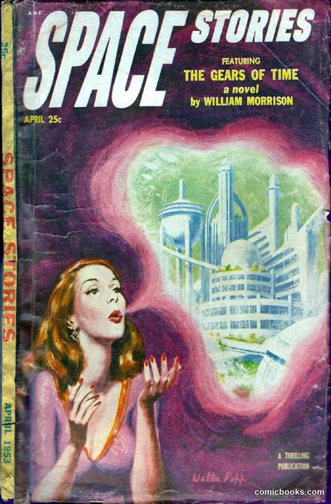 Space Stories, April 1953