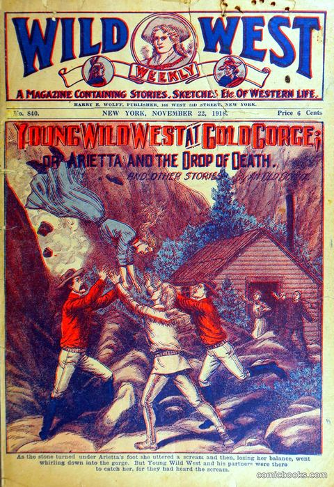 Young Wild West at Gold Forge, or, Arietta and the Drop of Death