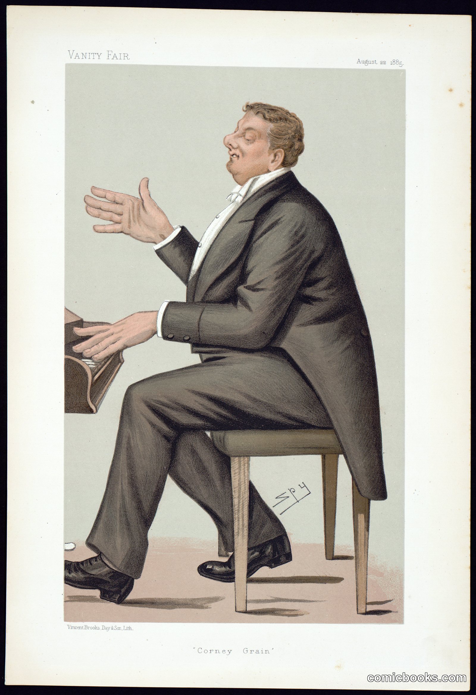 'Corney Grain' — Spy (Sir Leslie Ward)