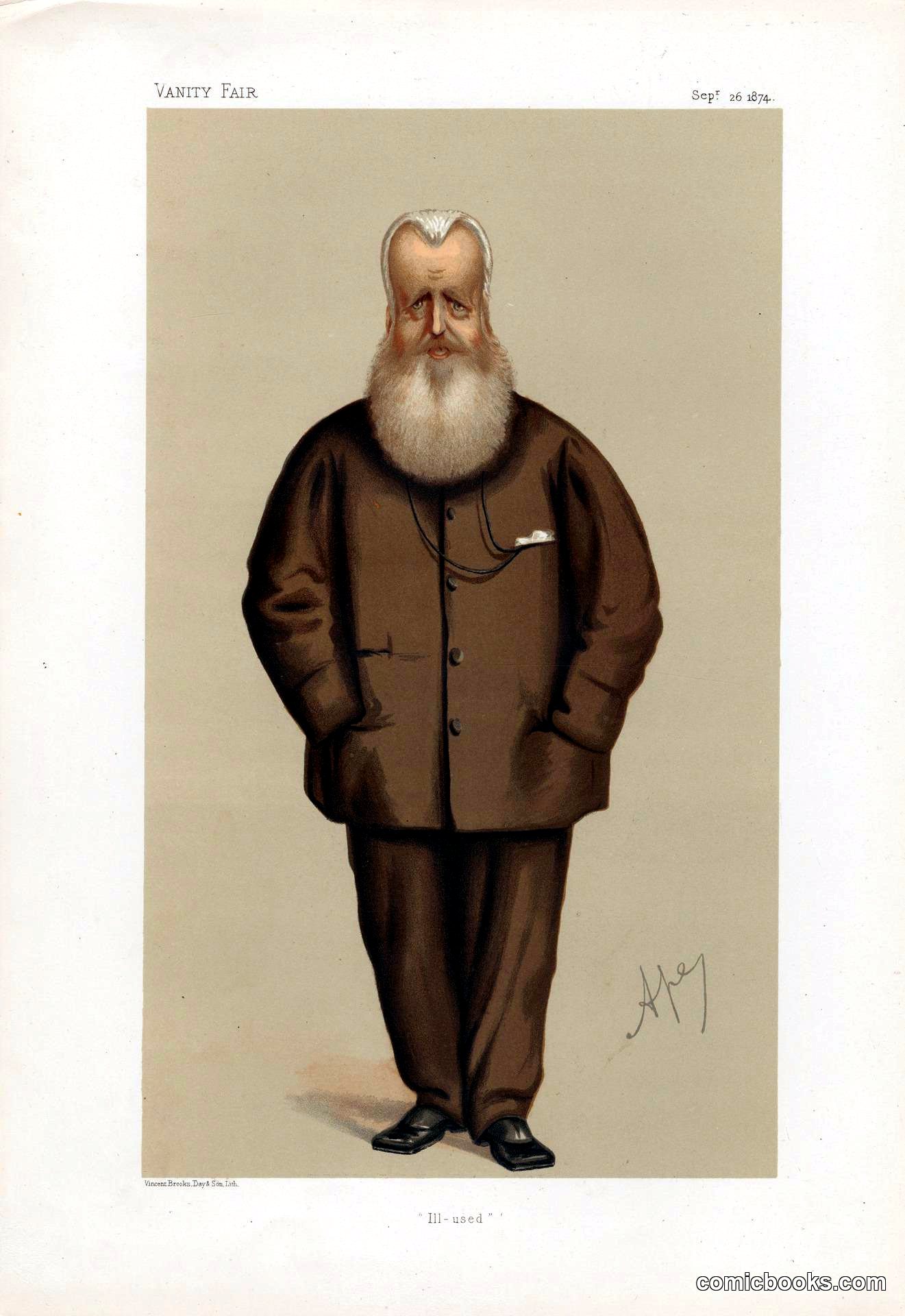Carlo Pellegrini ('Ape'), 'Ill-used': Sir James Hudson