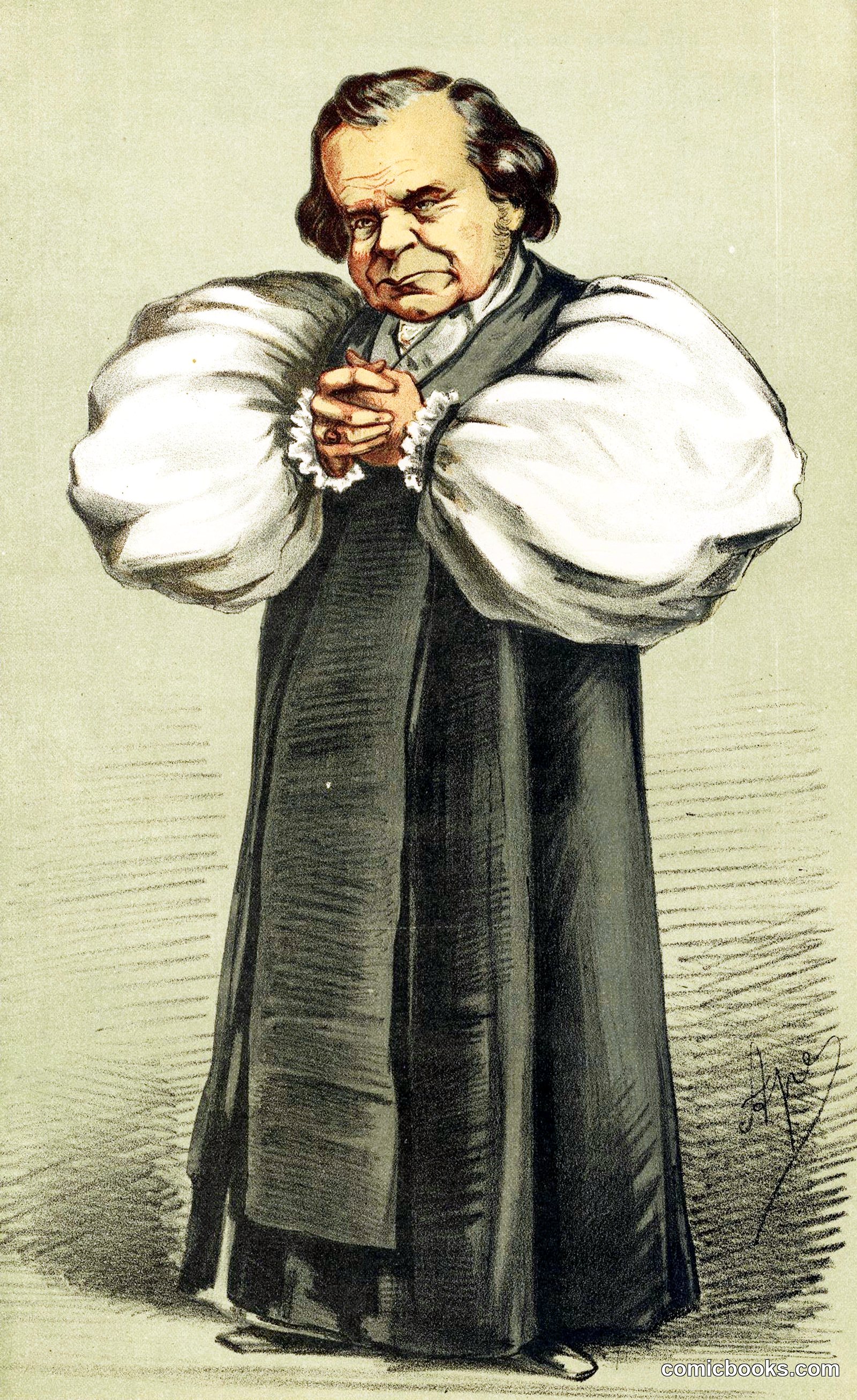 Carlo Pellegrini — Samuel Wilberforce, 'Not A Brawler'