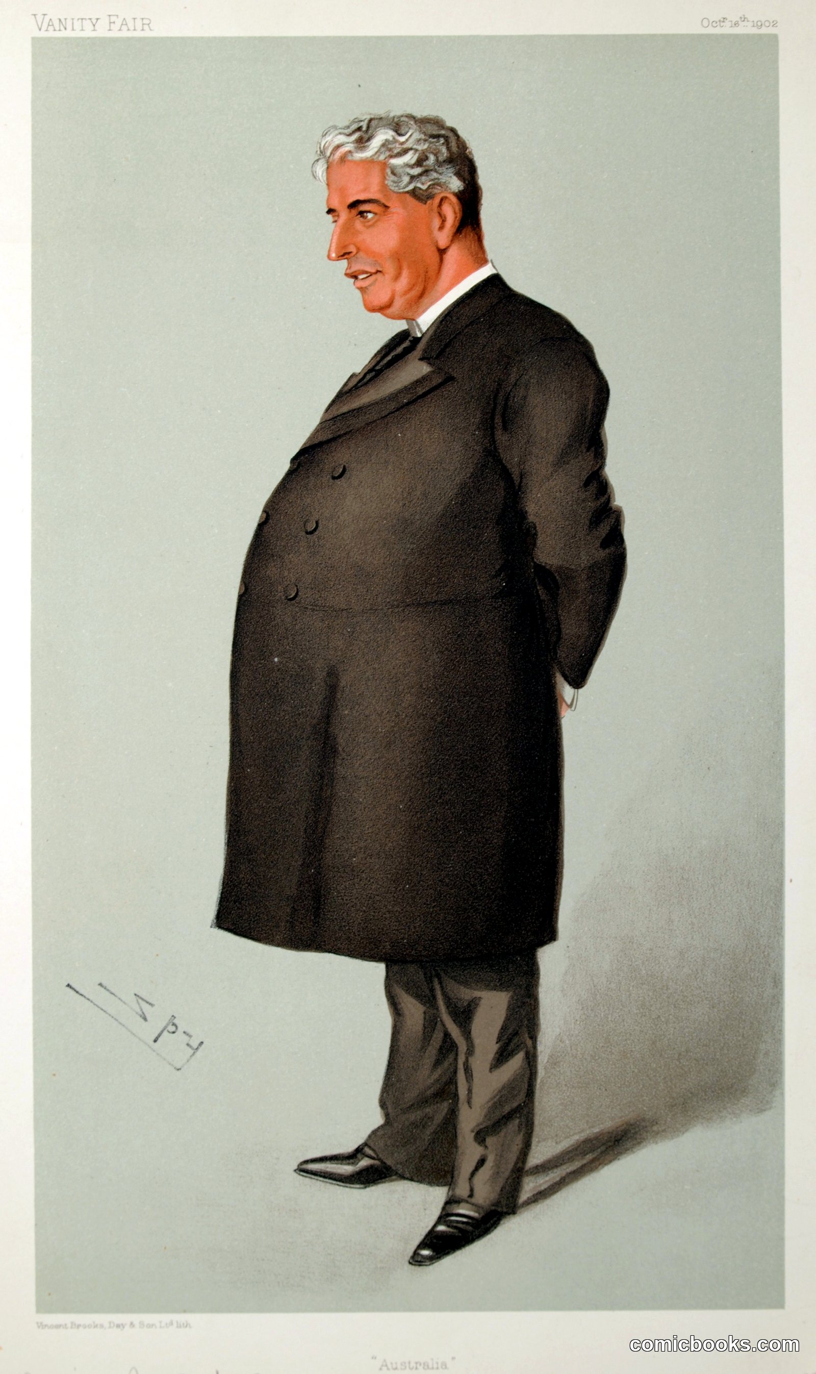 Edmund Barton, 'Australia' — Vanity Fair, 1902