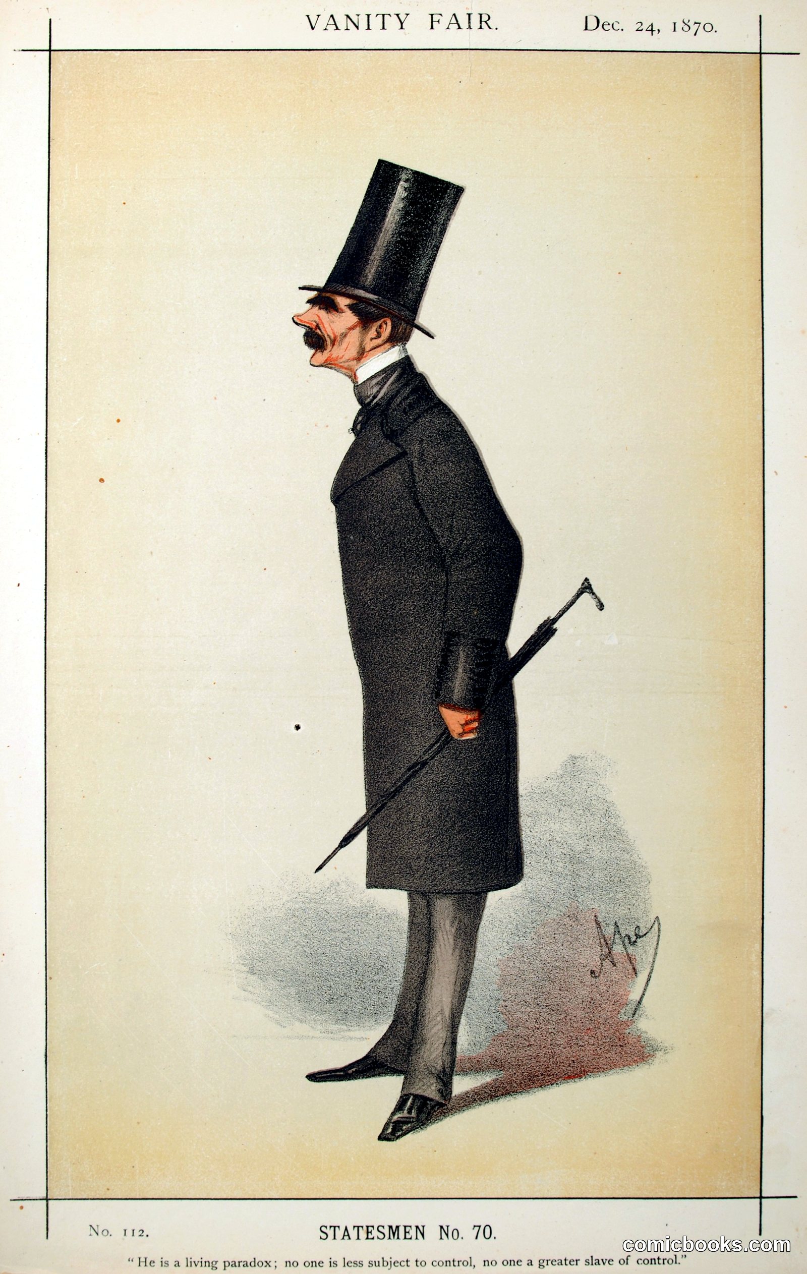 Sir Henry Storks, 'Statesmen No. 70'