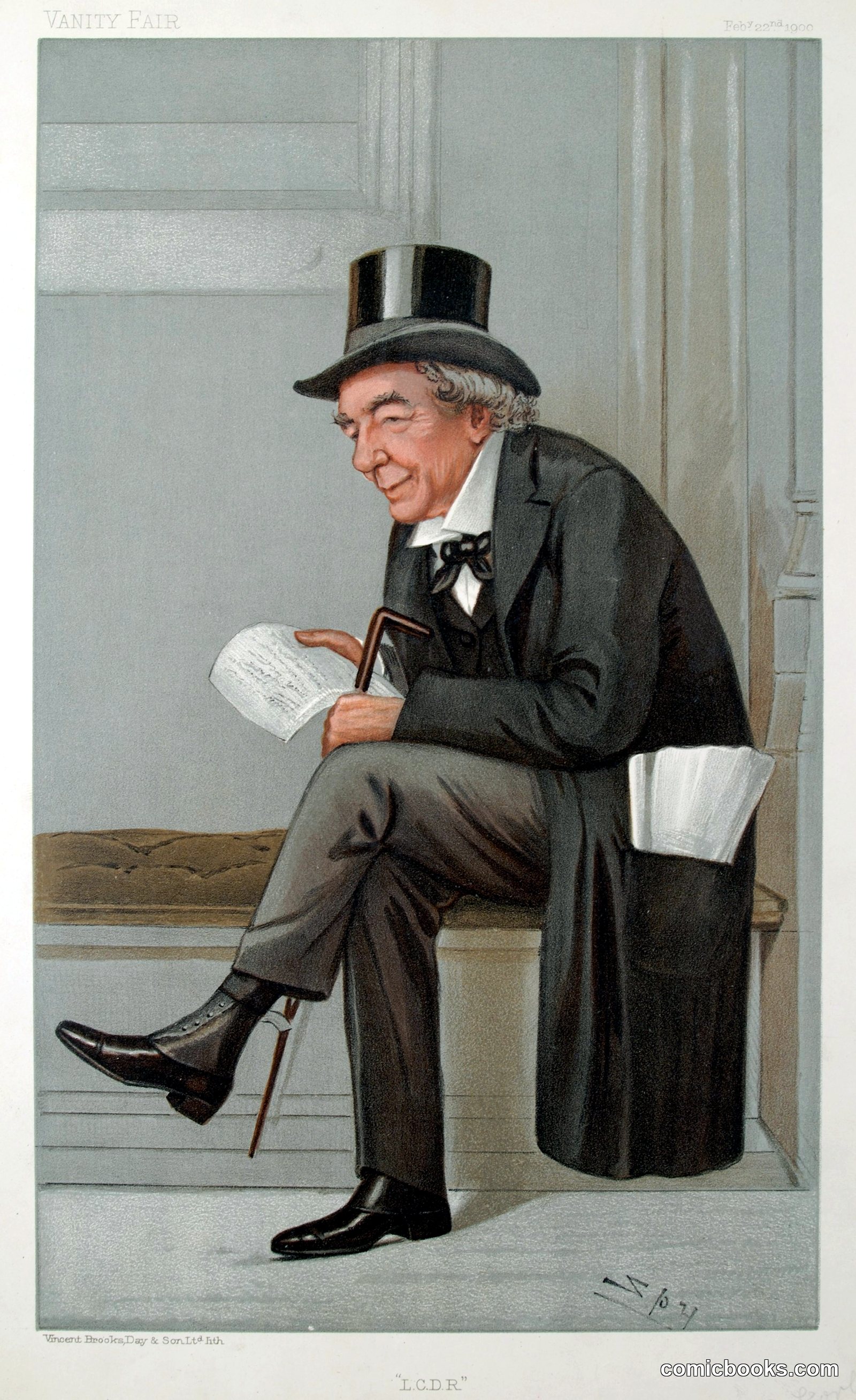 James Staats Forbes, 'L.C.D.R.' — Men of the Day No. 775