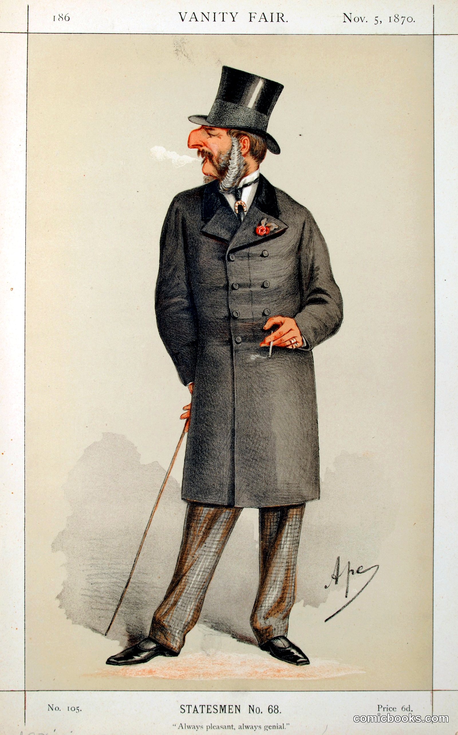 John Cranch Walker Vivian, Statesmen No. 68