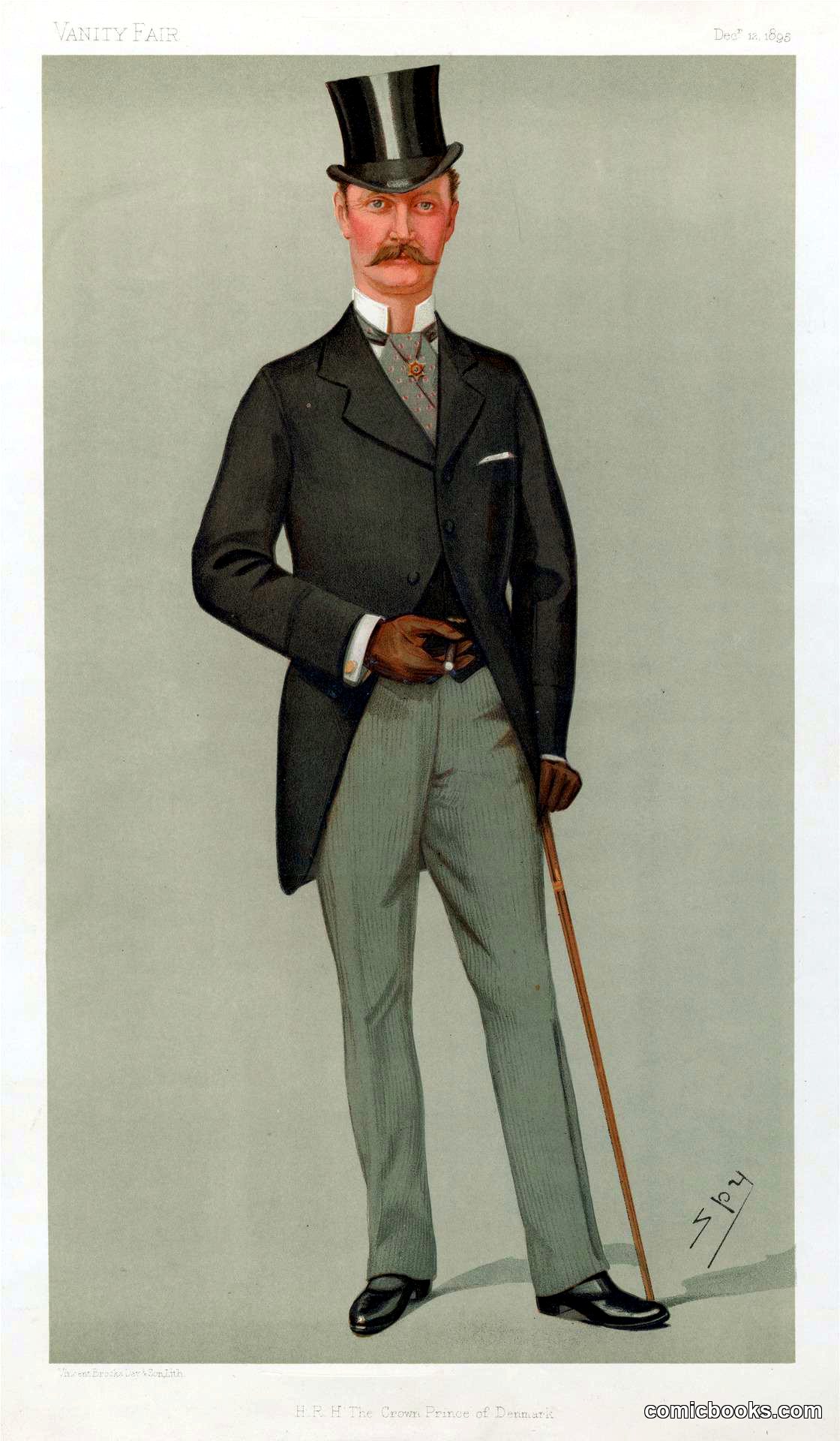 'H.R.H. The Crown Prince of Denmark' — Leslie Ward ('Spy'), Vanity Fair