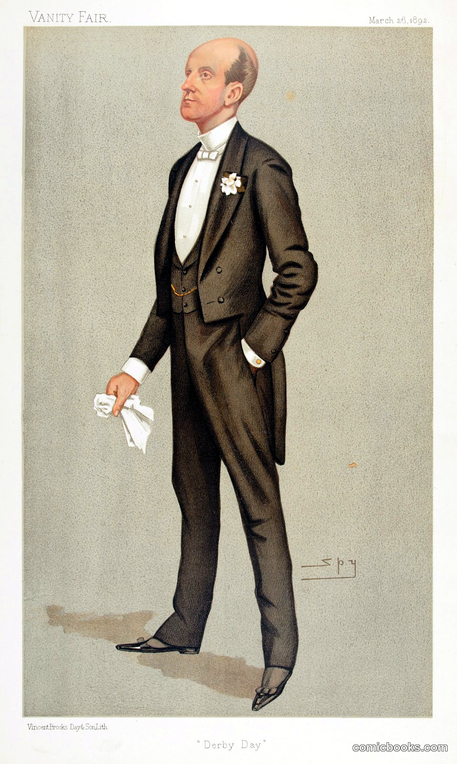Lord Elcho ('Derby Day'), Vanity Fair, 26 March 1892