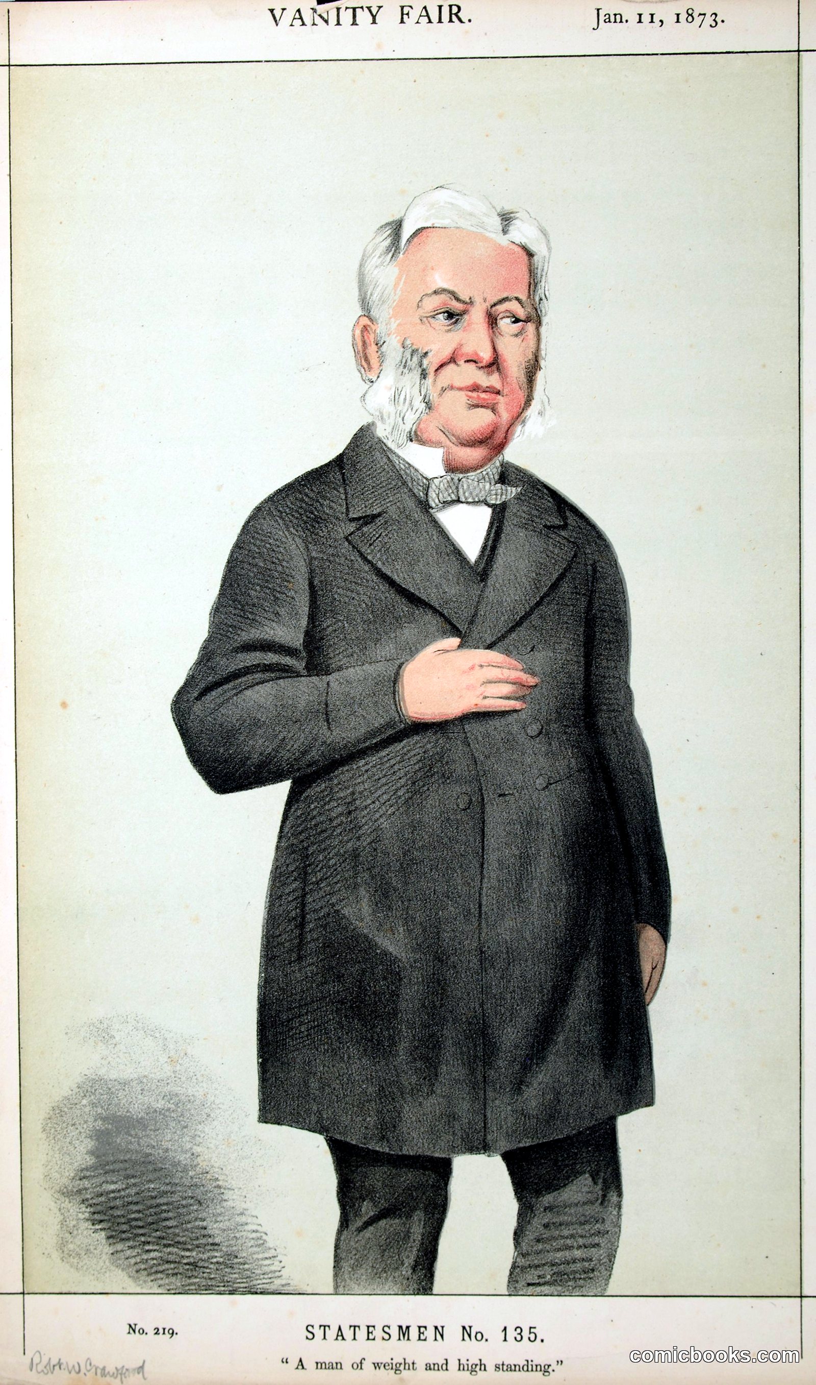 Robert Wigram Crawford, 'A Man of Weight and High Standing'