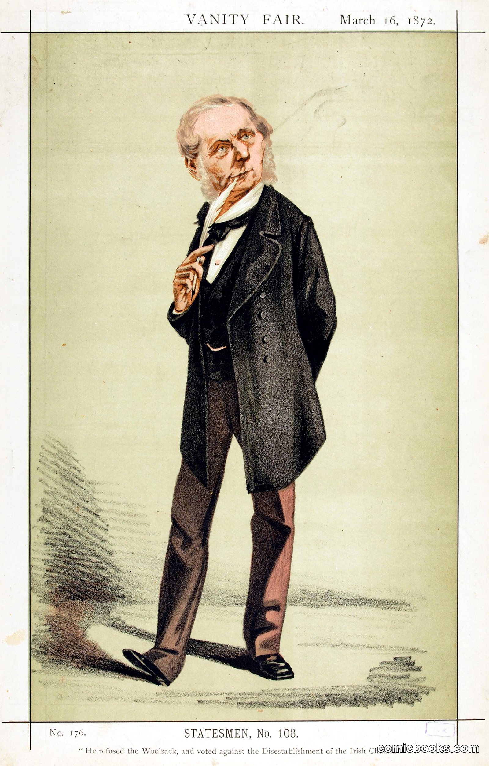 Roundell Palmer, Statesmen No. 108