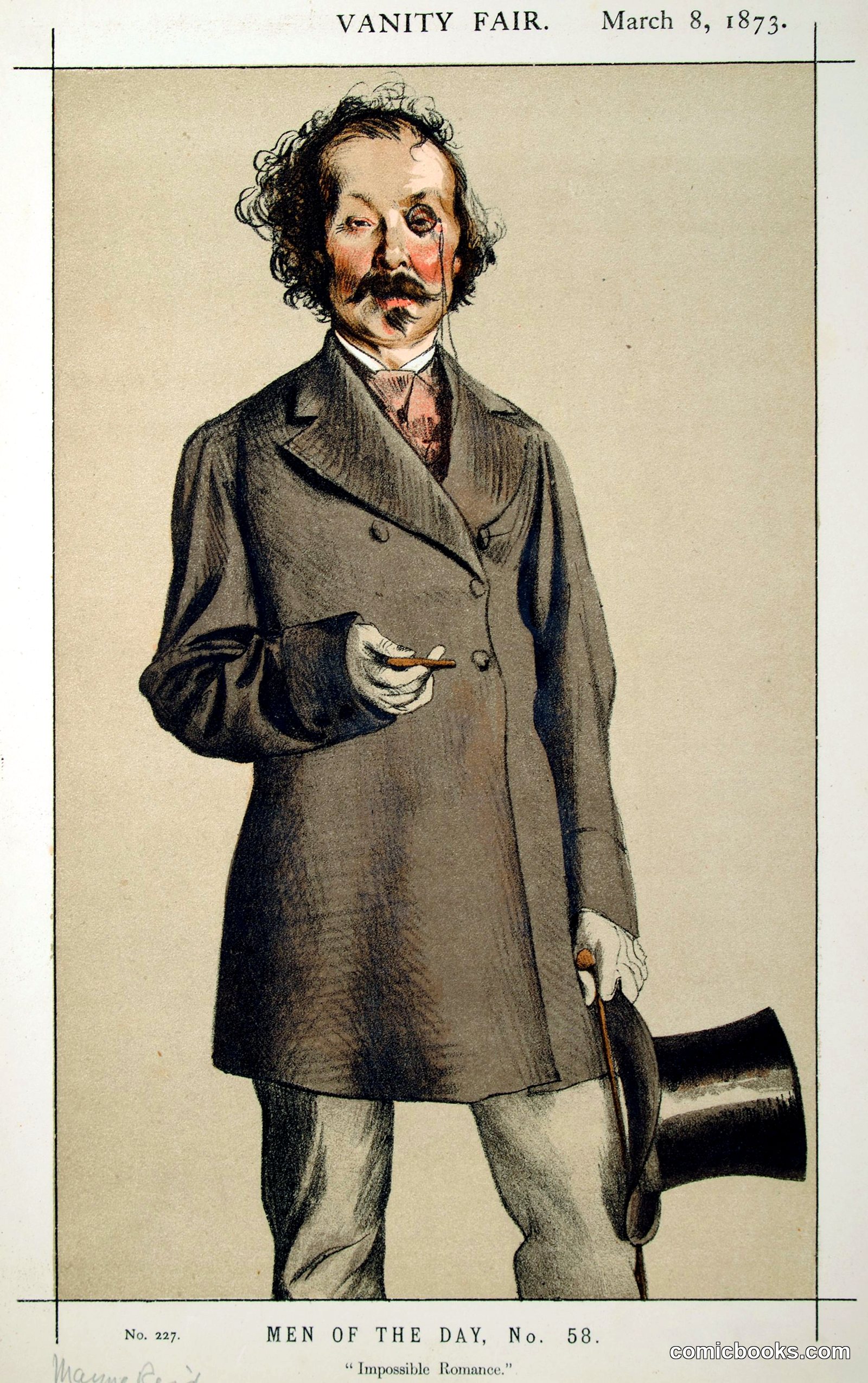 Thomas Mayne Reid, 'Men of the Day' No. 58
