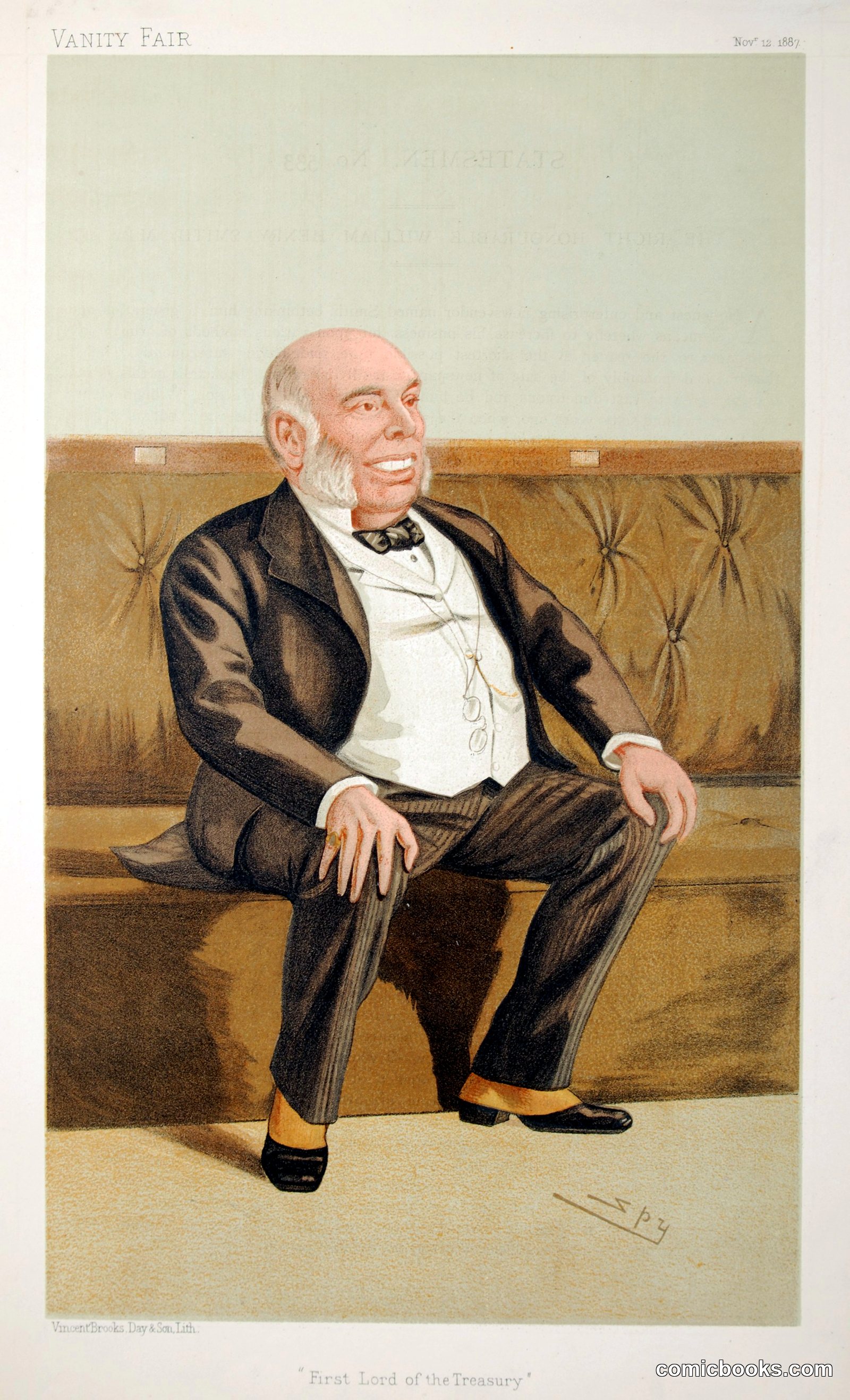 William Henry Smith, 'First Lord of the Treasury'