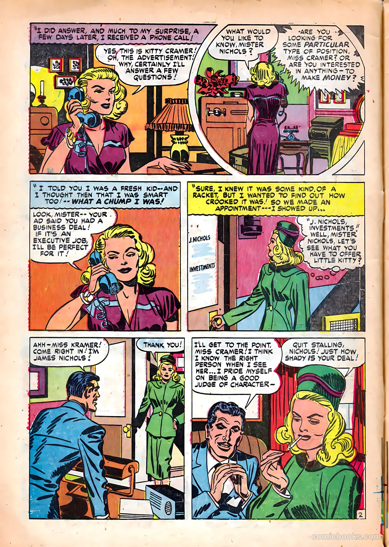 Justice Traps the Guilty #1 — page 4 of 52