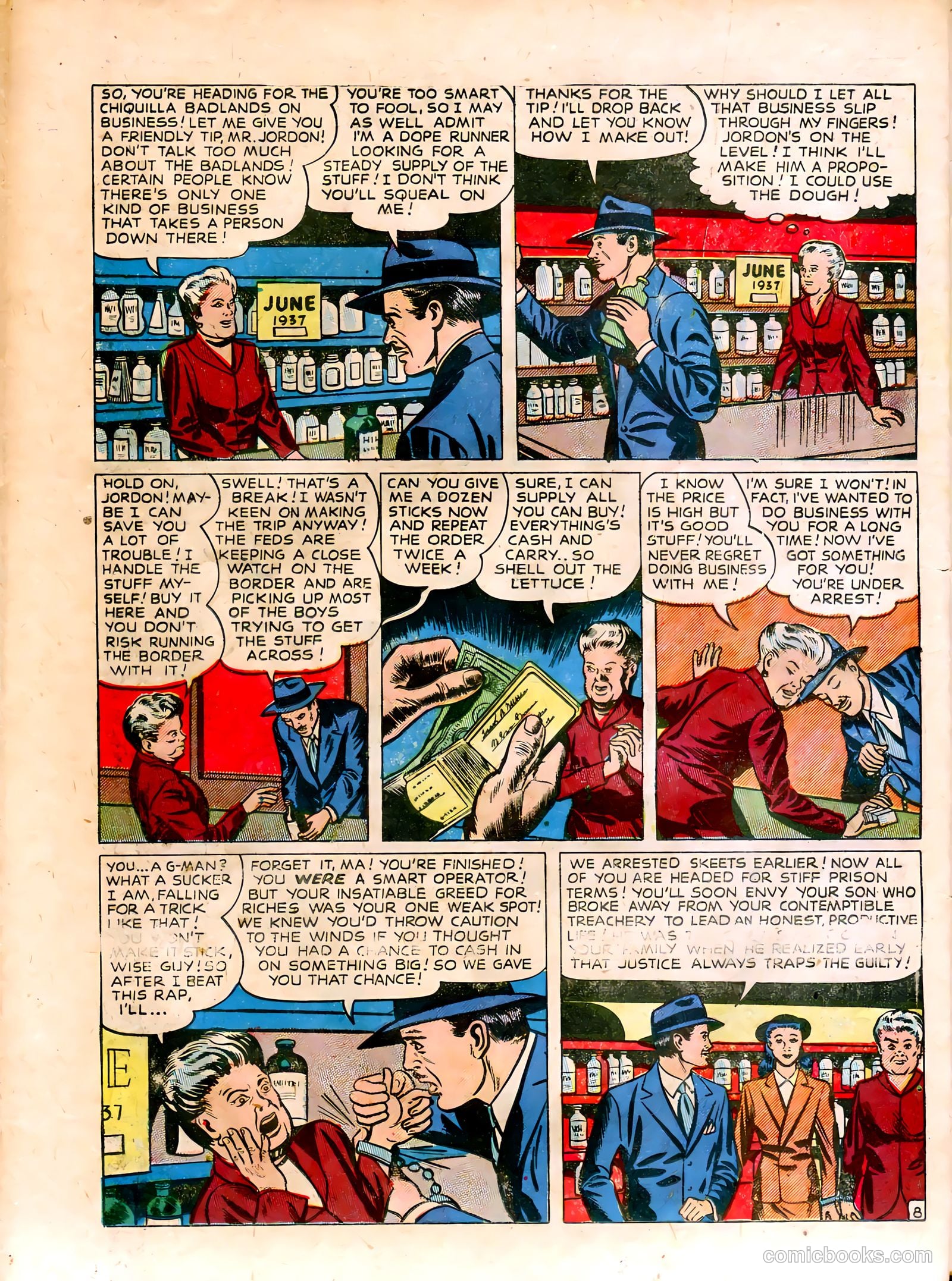 Justice Traps the Guilty #12 — page 38 of 52