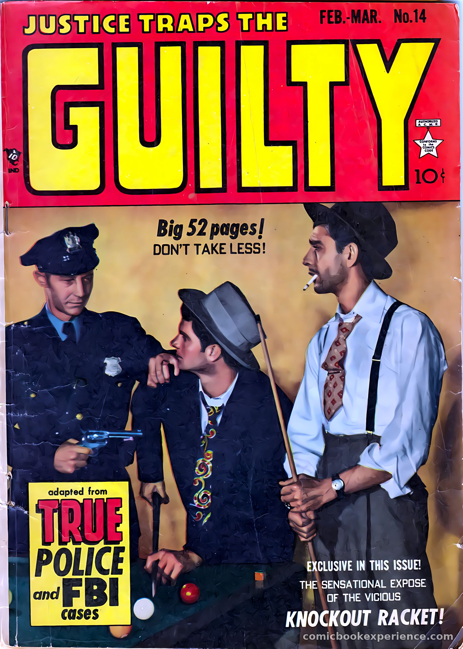 Justice Traps the Guilty #14 — page 1 of 52