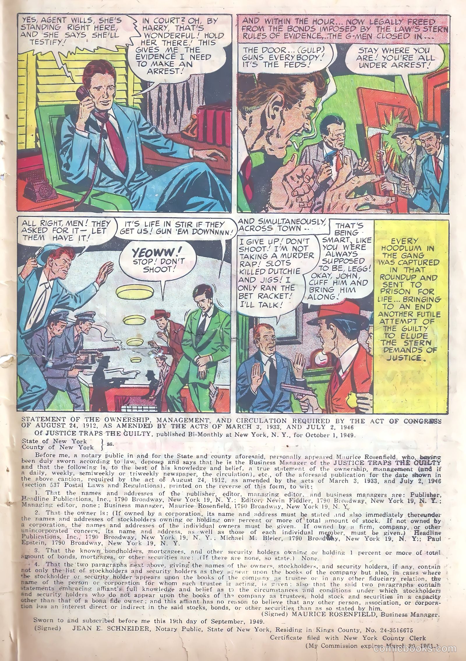 Justice Traps the Guilty #15 — page 39 of 52