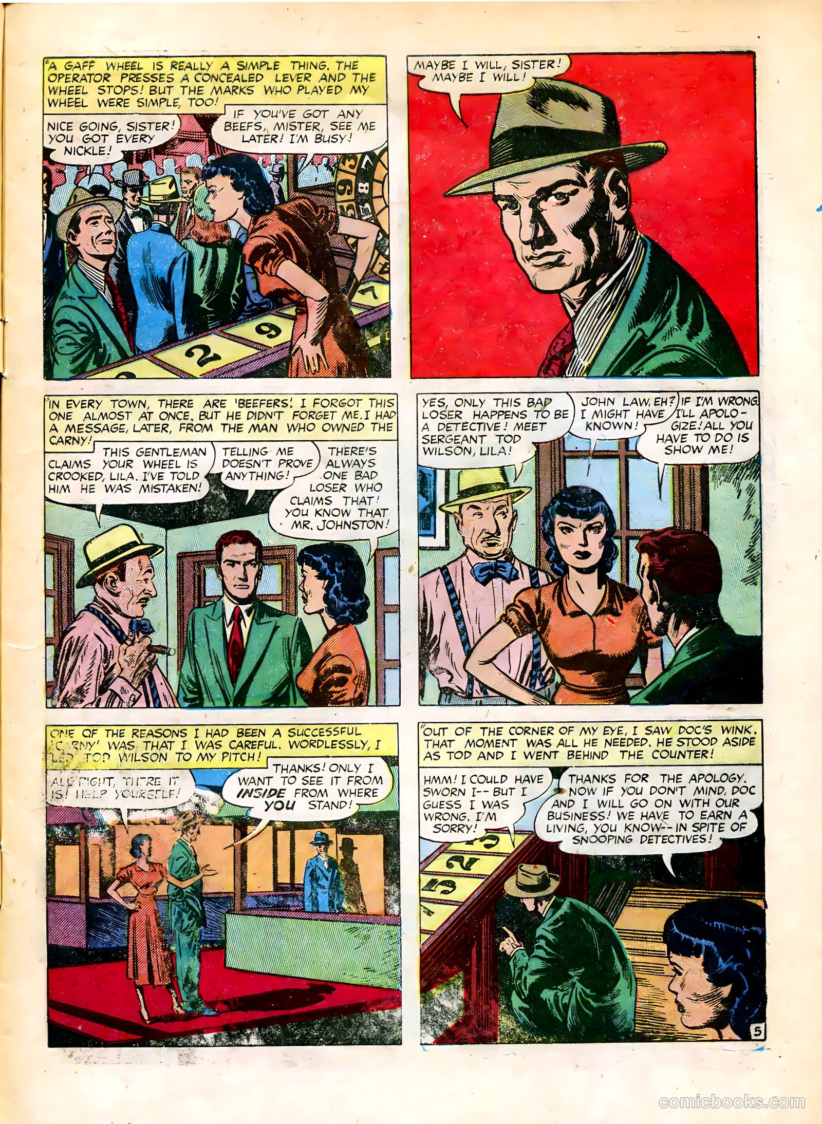 Justice Traps the Guilty #16 — page 7 of 52