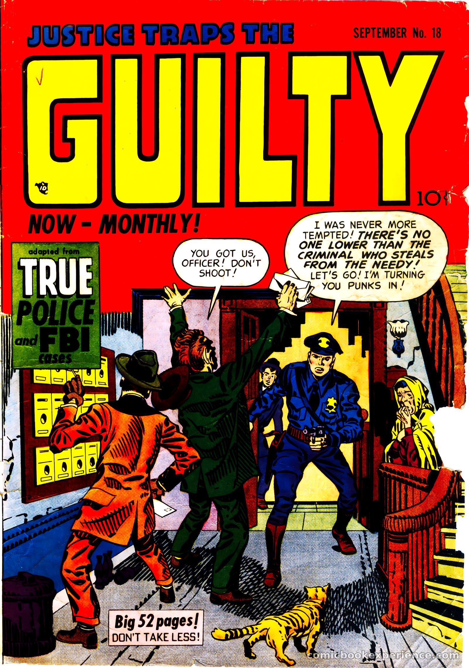 Justice Traps the Guilty #18 — page 1 of 52
