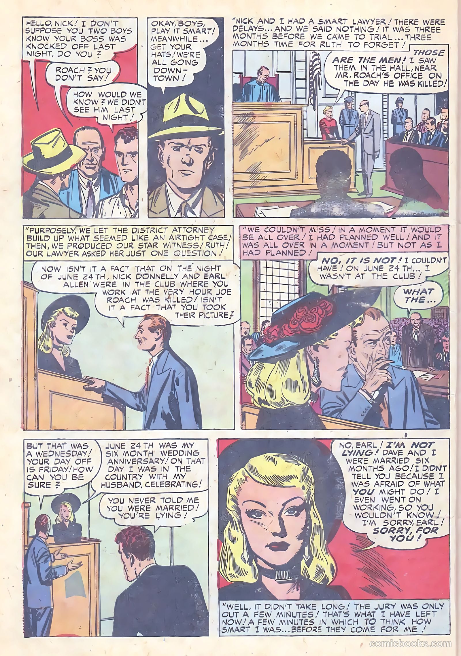 Justice Traps the Guilty #19 — page 12 of 52
