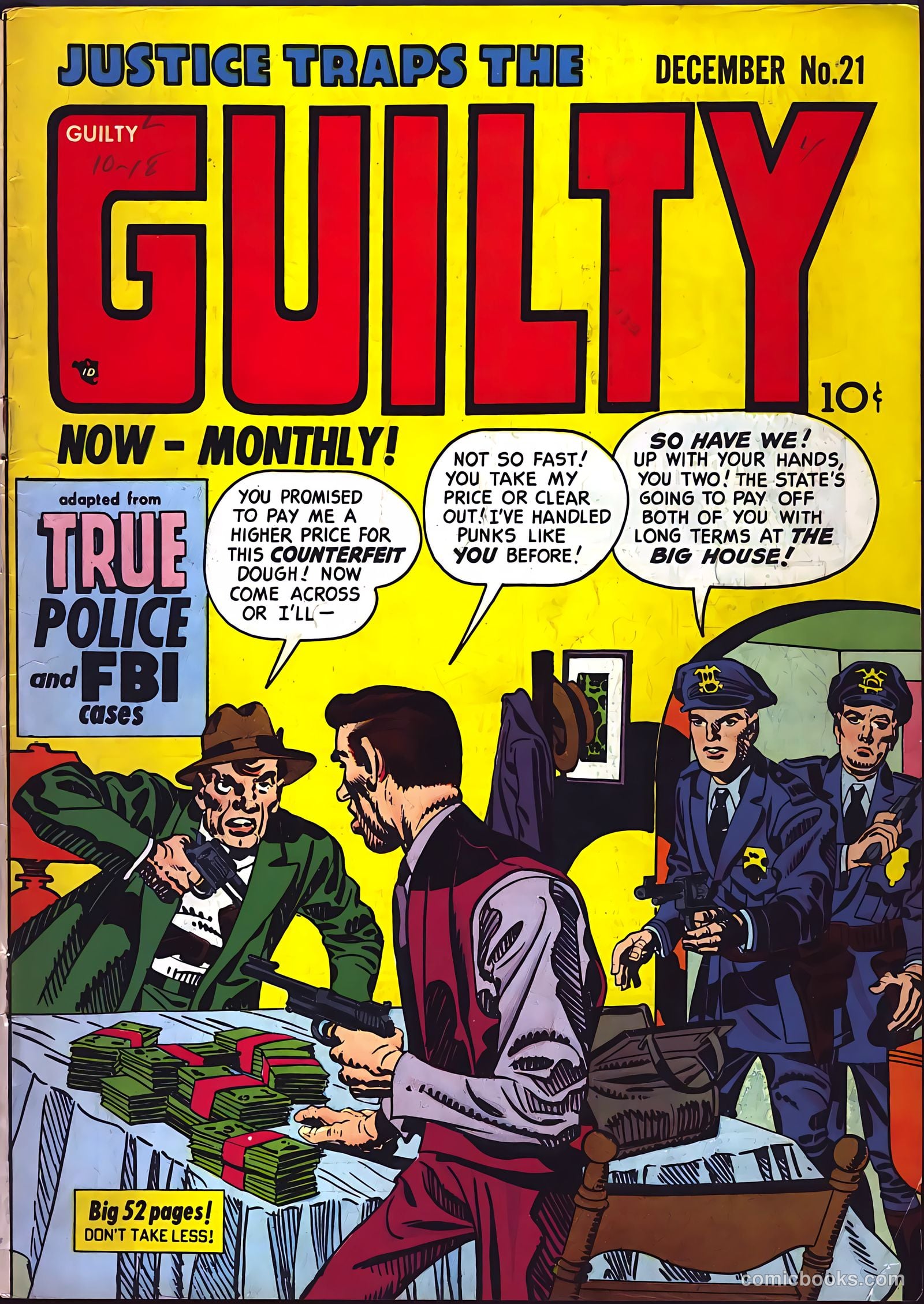 Justice Traps the Guilty #21 — page 1 of 52