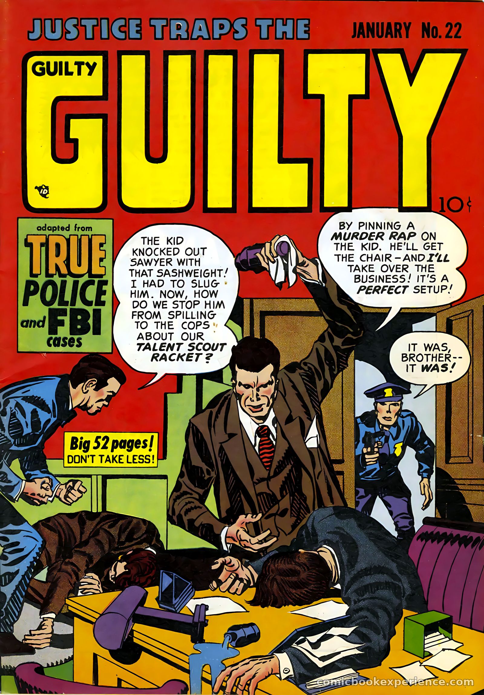 Justice Traps the Guilty #22 — page 1 of 56