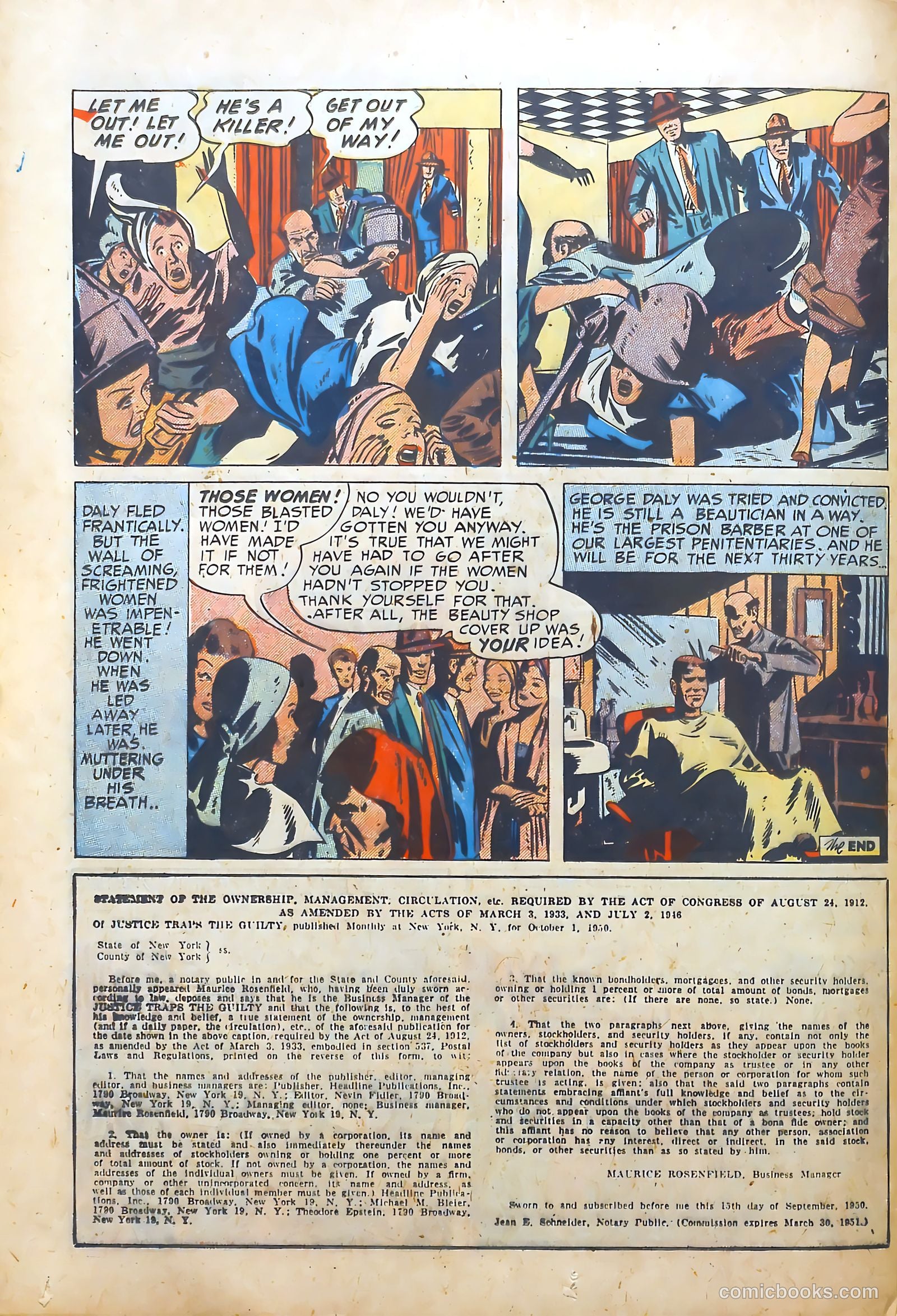 Justice Traps the Guilty #24 — page 38 of 53