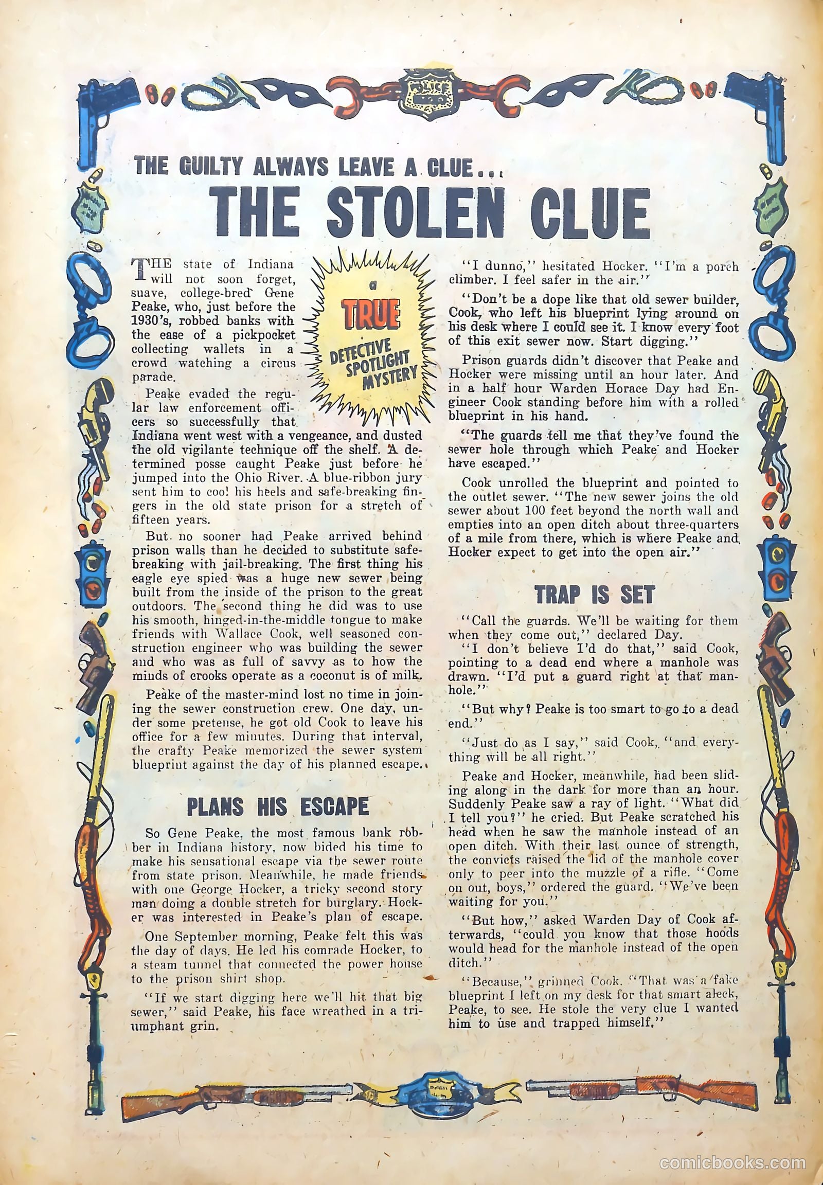 Justice Traps the Guilty #24 — page 40 of 53