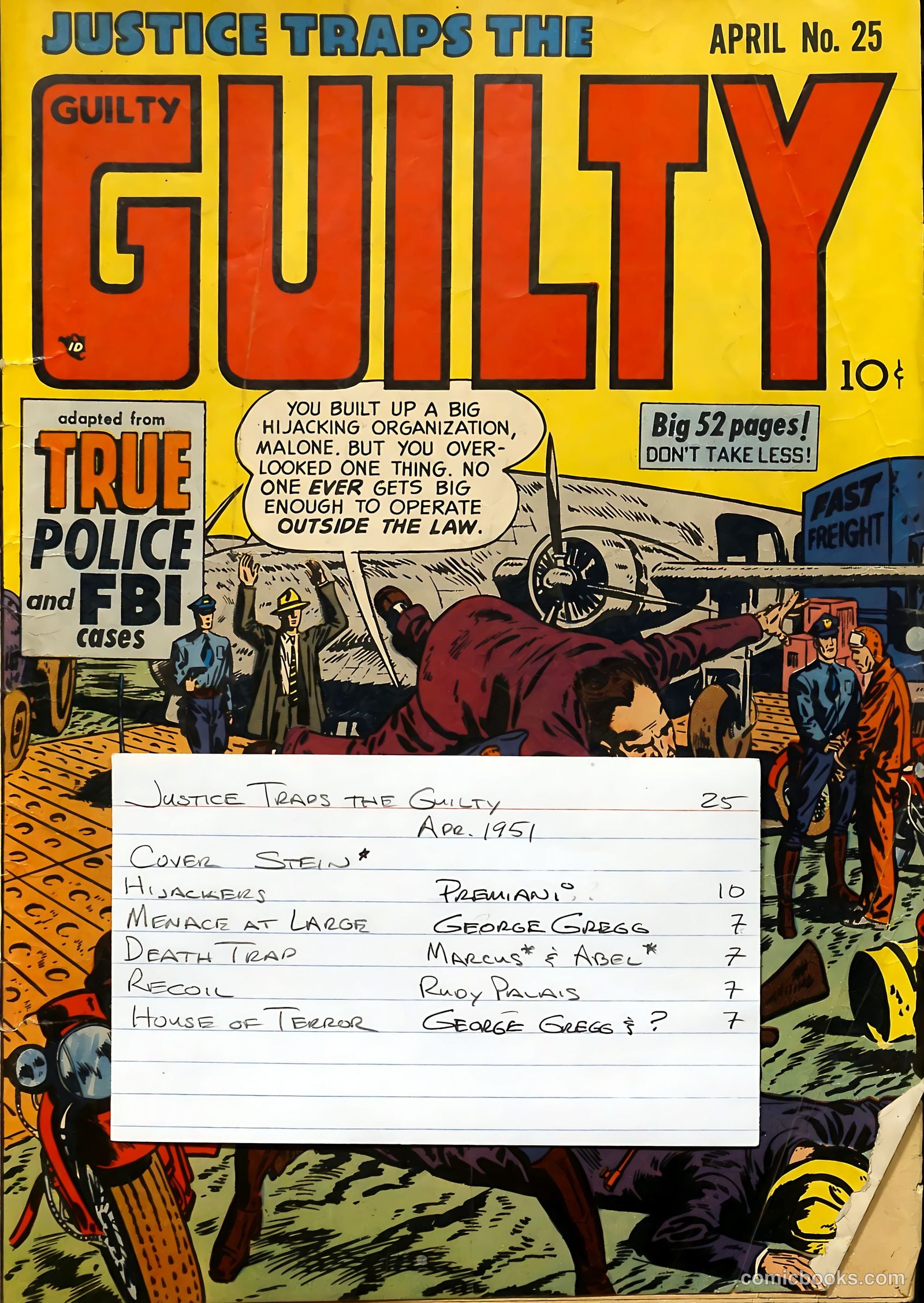 Justice Traps the Guilty #25 — page 54 of 54
