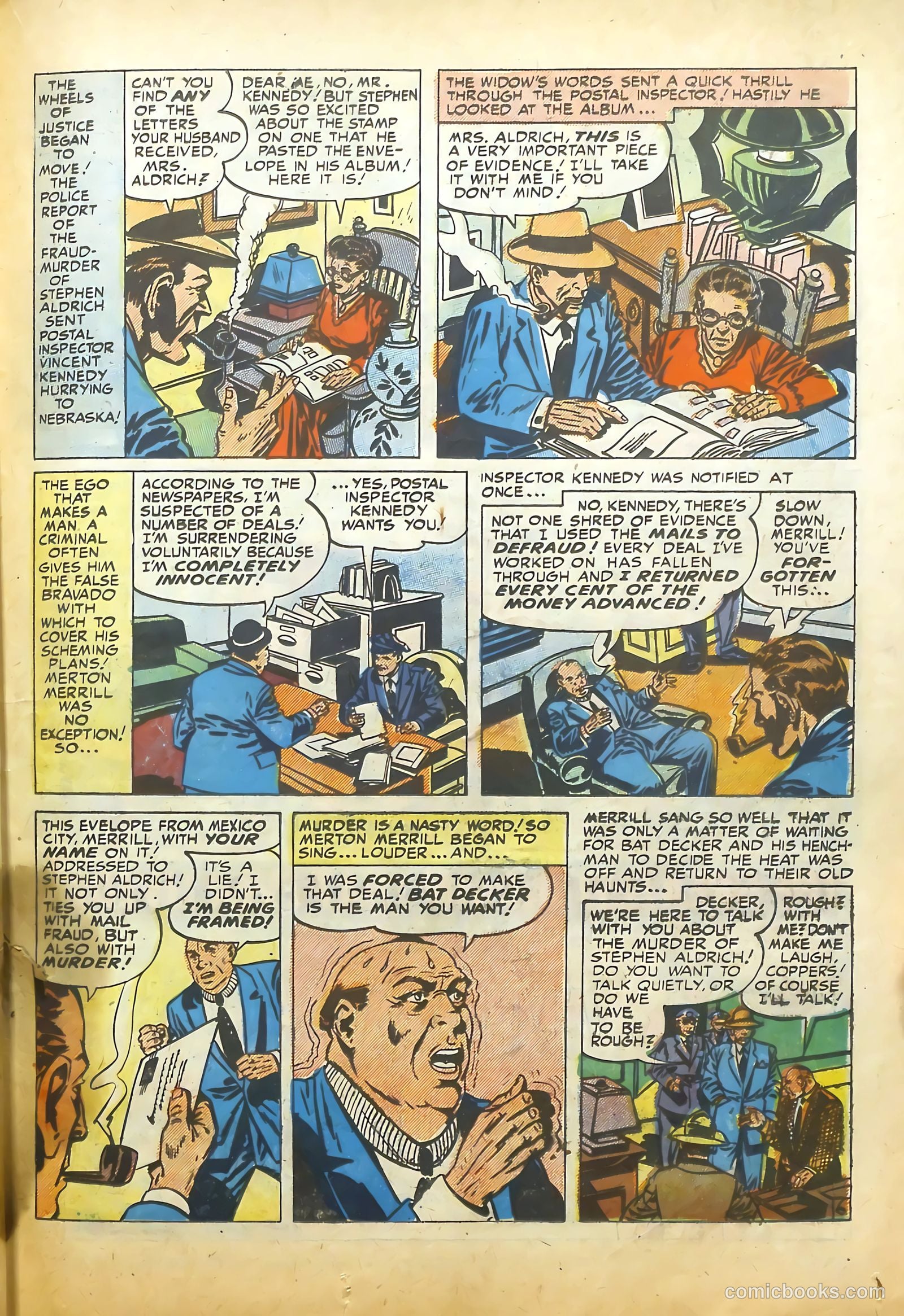 Justice Traps the Guilty #27 — page 37 of 52
