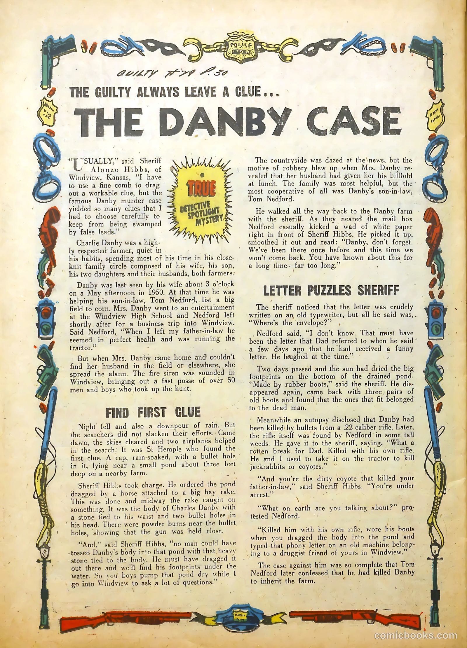 Justice Traps the Guilty #29 — page 32 of 45