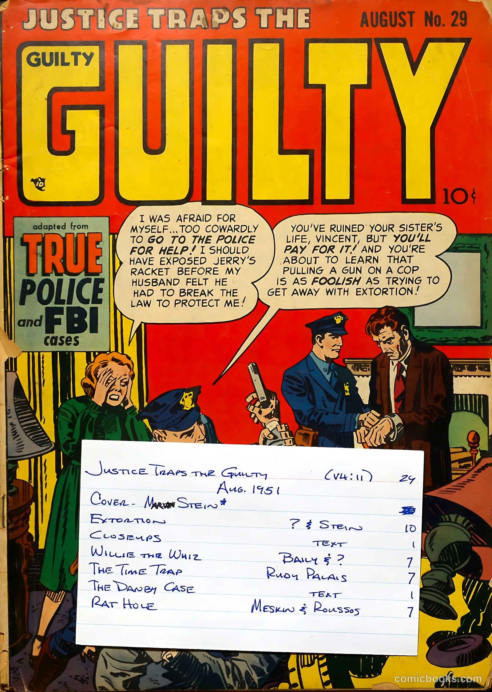 Justice Traps the Guilty #29 — page 45 of 45