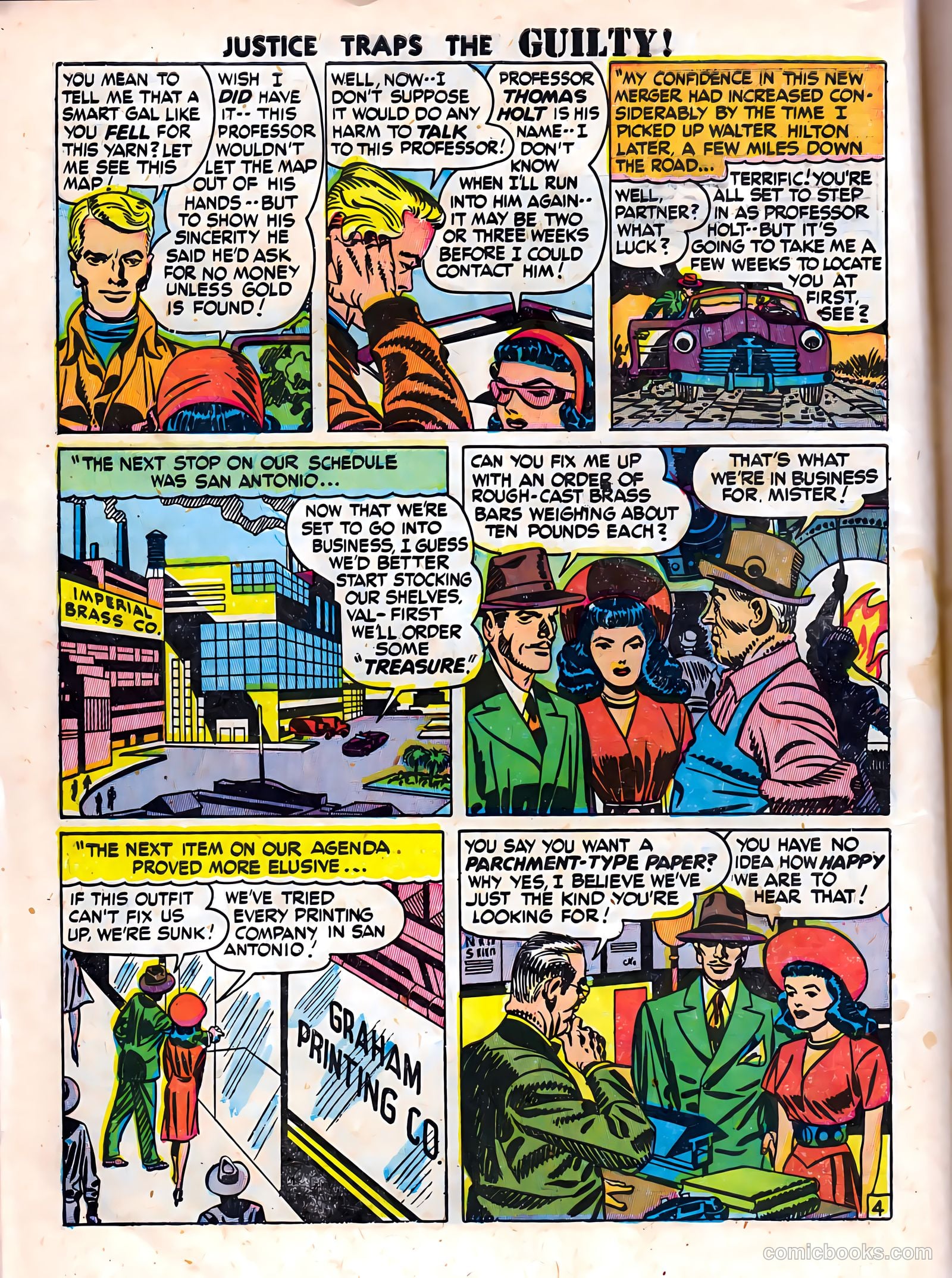 Justice Traps the Guilty #3 — page 6 of 52