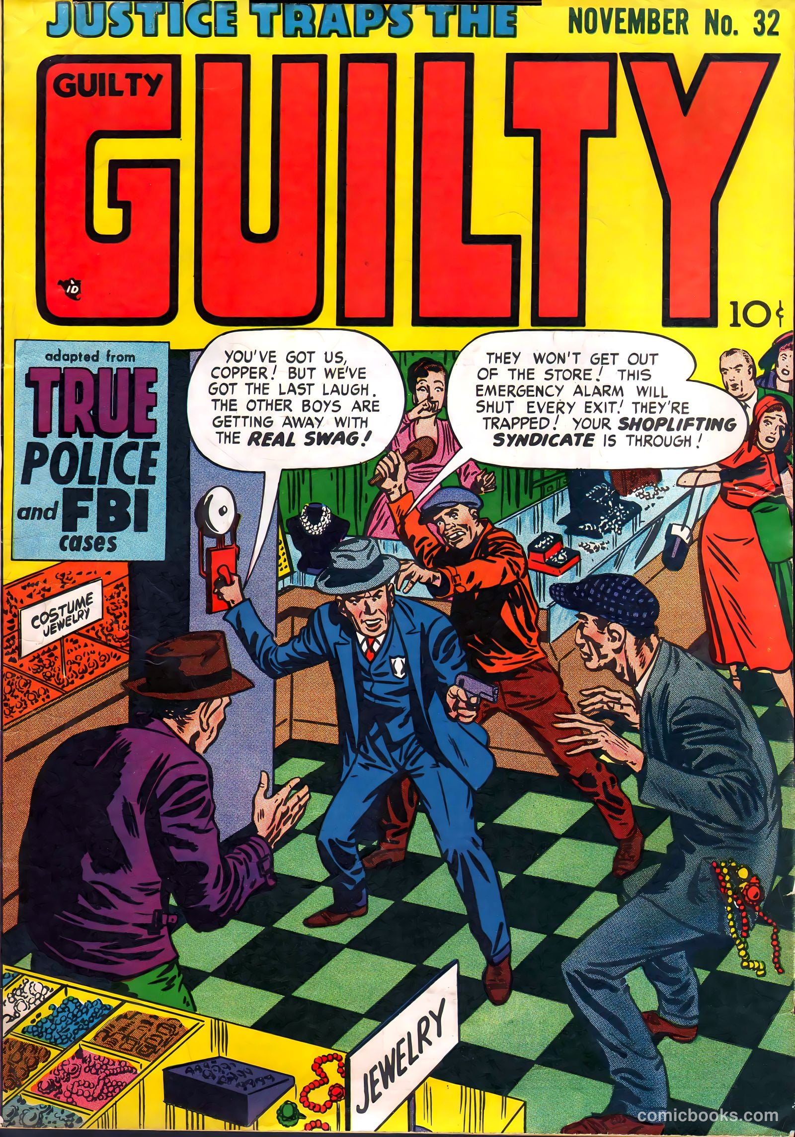 Justice Traps the Guilty #32 — page 1 of 44