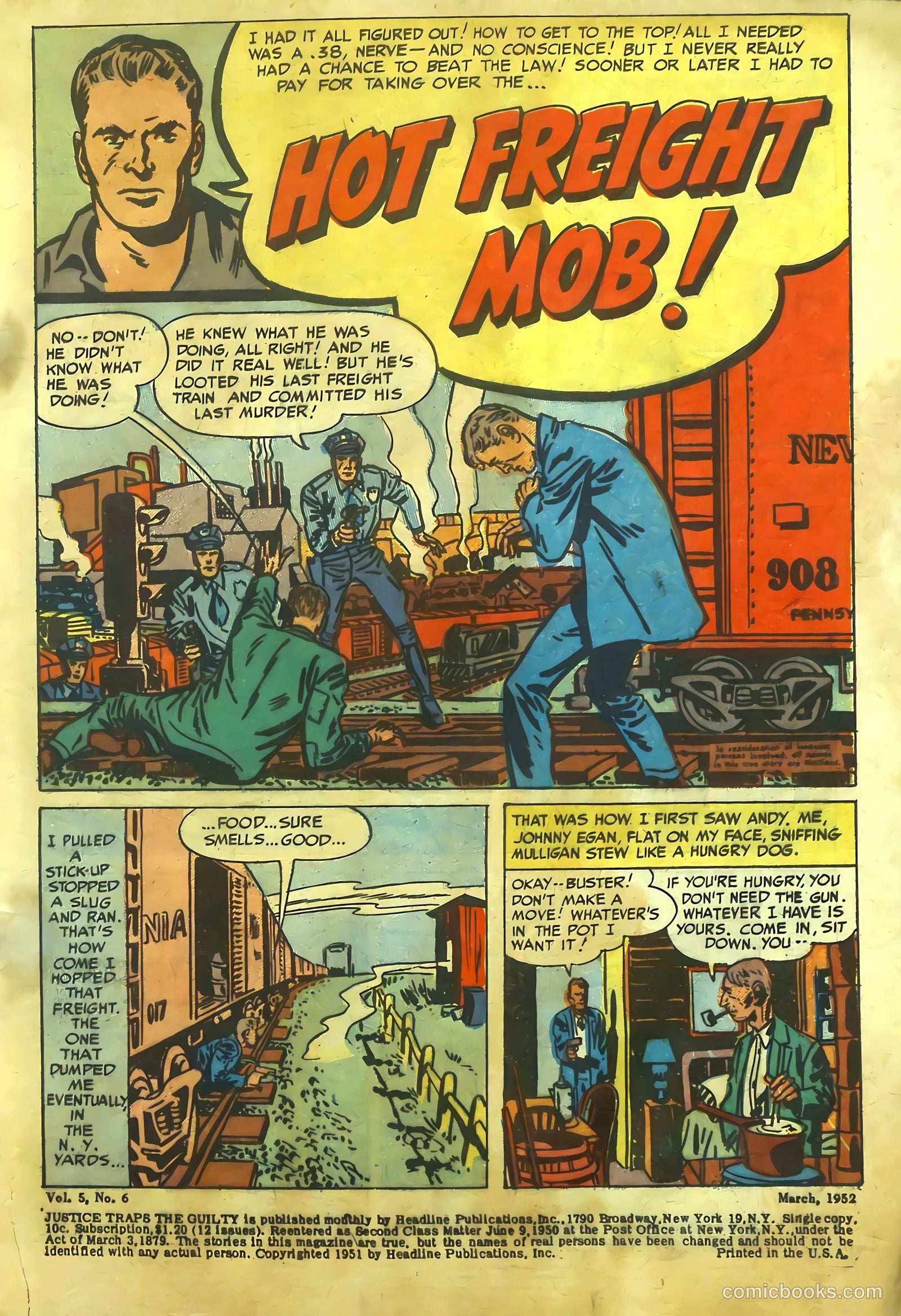 Justice Traps the Guilty #36 — page 3 of 44